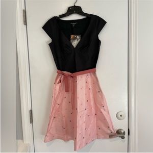 HOST PICK! Vintage Betsey Johnson Silk Shantung Party Dress Size 6 New with Tags